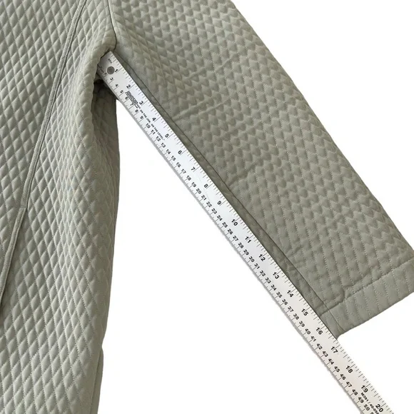 Manteaux Manteaux Quilted spring jacket &mini purse set sage green striped large - Picture 12 of 16